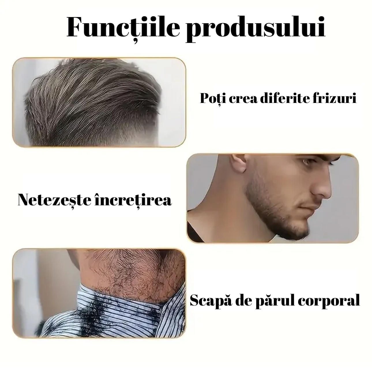 Mașină de tuns profesională fără fir